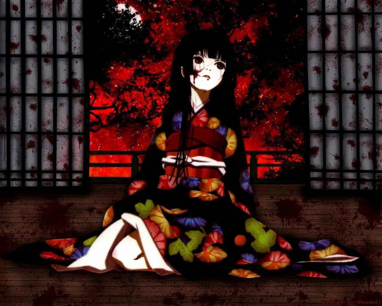 Энма ай в кимоно. Адская девочка / Jigoku Shoujo. Адская девочка мультсериала