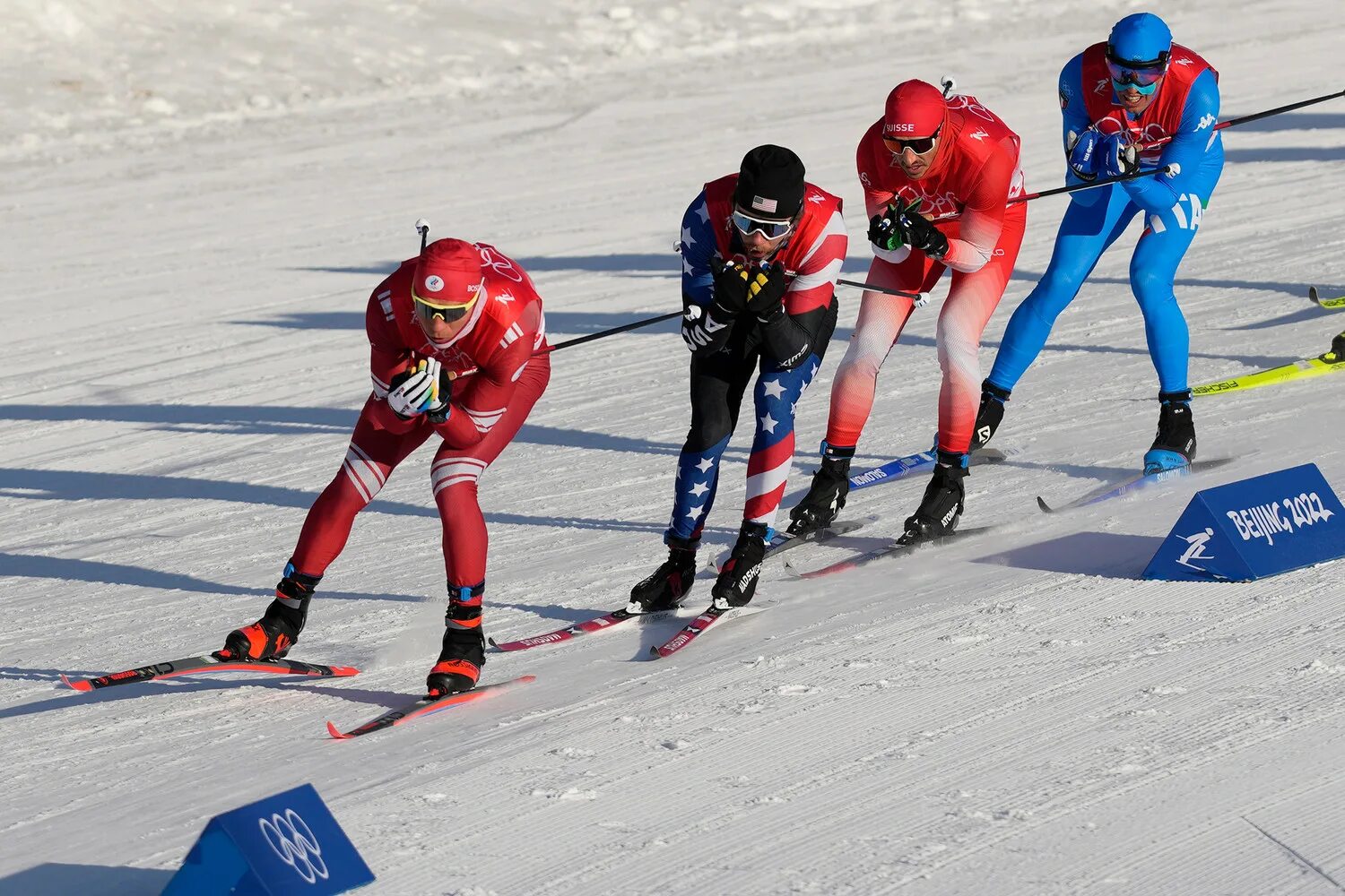 Лыжные гонки Норвегия 2022. Зимние виды спорта лыжные гонки.