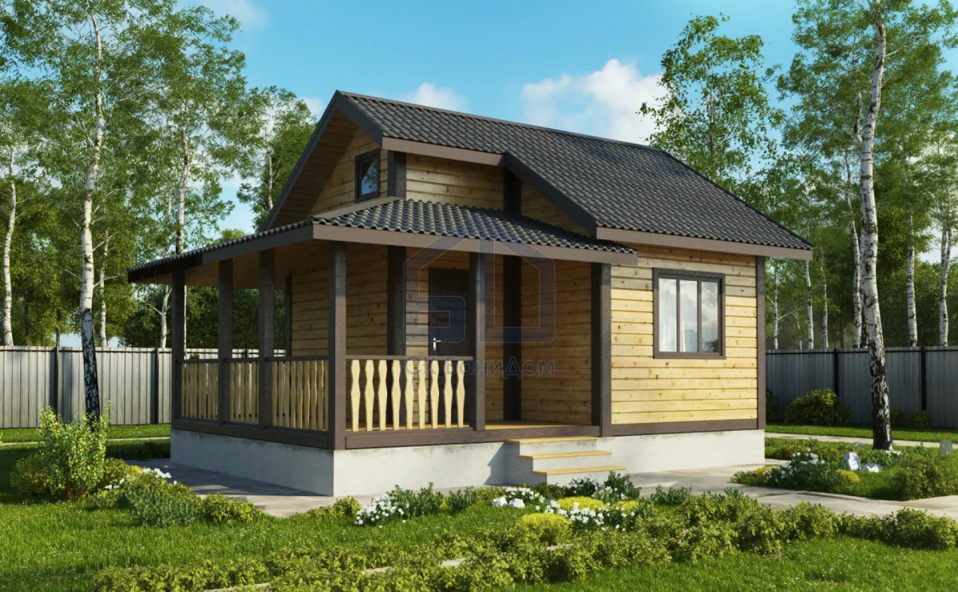 Дачный дом под ключ 6х4м купить в Саратове, цена 350 руб. от Мастер у Дачи - объ