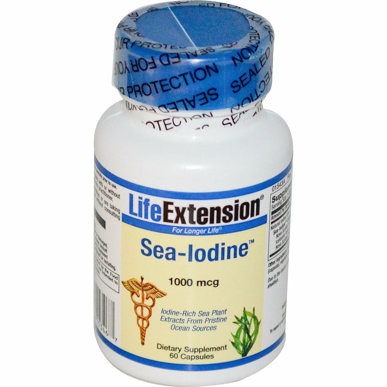 Йод 1000. Морской йод Life Extension. Sea Iodine 1000. Йод 1000 мкг. Дийодтирозин таблетки.