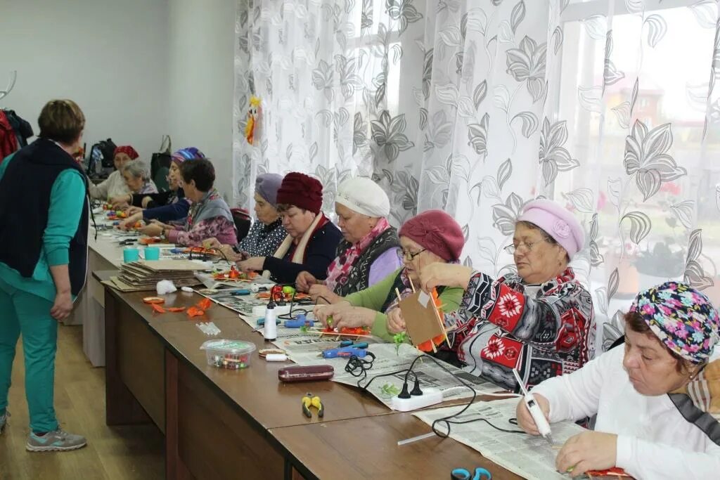 мастер класс для пожилых людей.