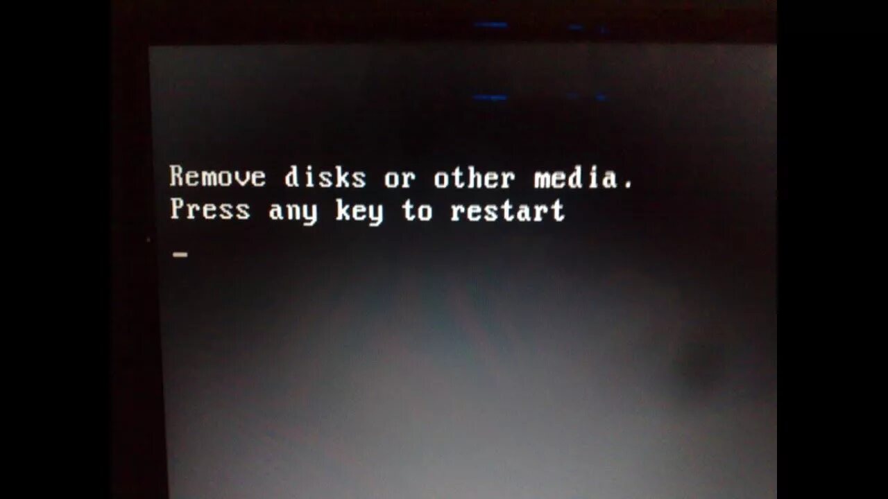 Press any Key to restart. Ошибка Disk Error Press any Key to restart. Remove Disks or other Media Press any Key to restart. Remove Disks or other Media Press any Key to restart при установке с флешки Windows 10. Press to reboot