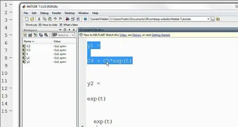Matlab symbolic