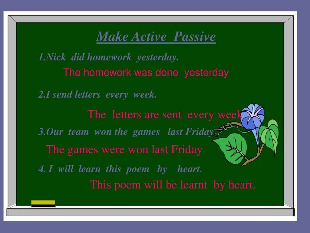 Did they homework yesterday. The Letter to receive yesterday Passive Voice. L did my homework yesterday. I did my homework yesterday сделать отрицание.