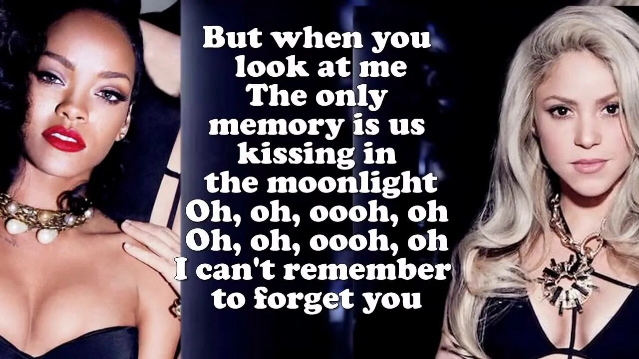 Can t remember to forget you shakira