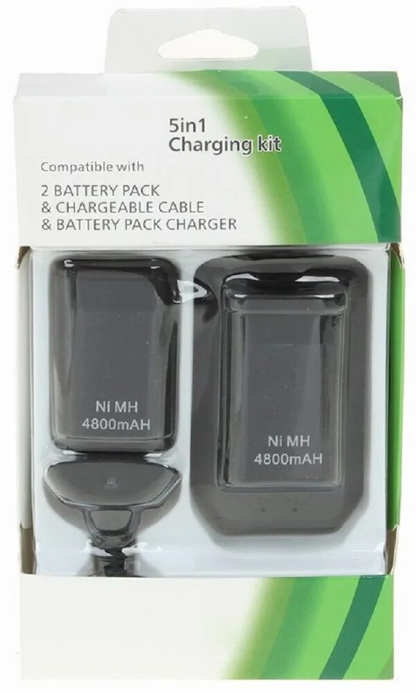 Аккумулятор для геймпада xbox 360. Xbox 360 play &amp; charge kit 5in1. батарейки для джойстика xbox 360. набор для xbox one charge &amp; play kit 5in1. хbox 360 play &amp; charge kit (dual 5 в 1) черный.