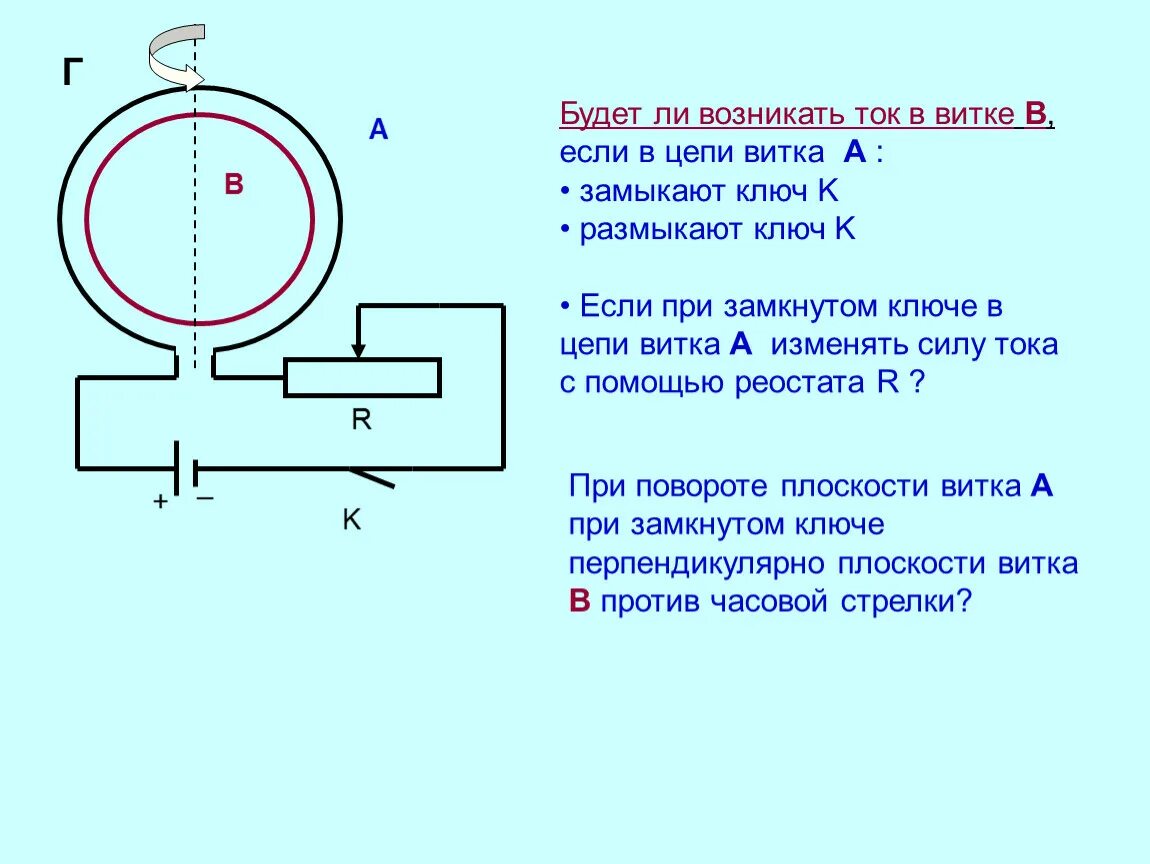 Ток течет по замкнутому контуру. Направление индукционного тока в цепи. Направление тока в замкнутой цепи. Направление тока на схеме. Ток в замкнутом кольце.