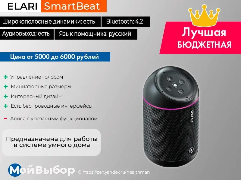 Elari колонка. Умная колонка с аккумулятором. Смарт колонка. Колонка Elari smartbeat.