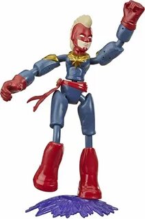 Фігурка Hasbro Bend and Flex Captain Marvel (E7377E7872) .