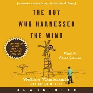 The boy harnessed the wind