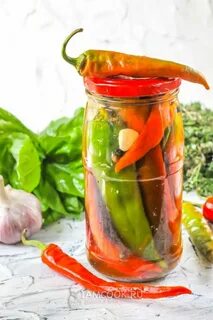 Рецепт горького перца колечками на зиму