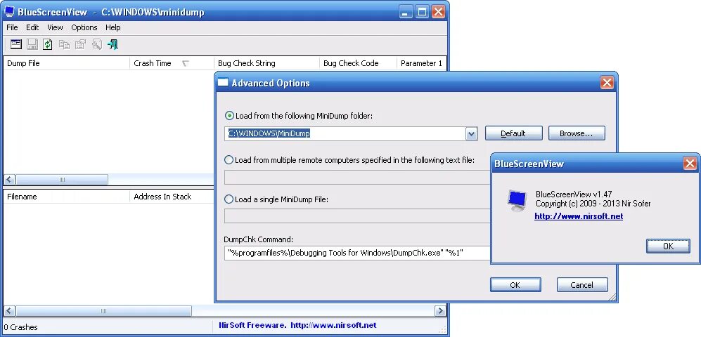 Bluescreenview как пользоваться. Bluescreenview как пользоваться