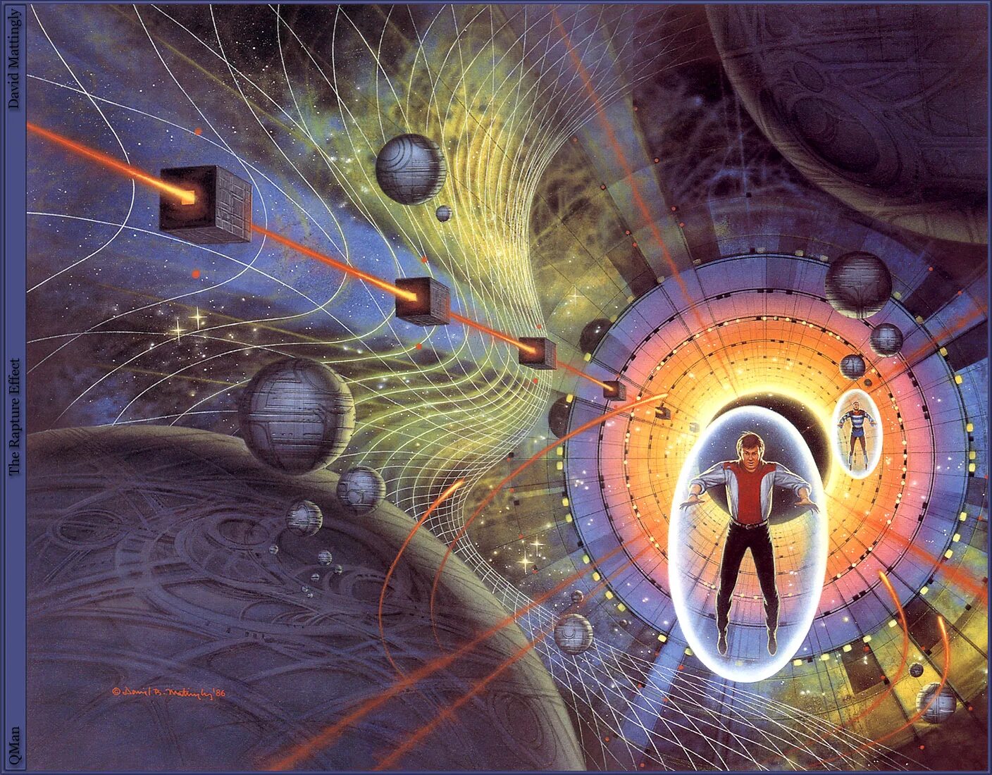 Магия пространства и времени. Картины Дэвида Маттингли. Многомерность пространства и времени. Квантовое поле. Энергетические картины.