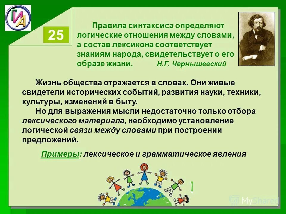 правила синтаксиса