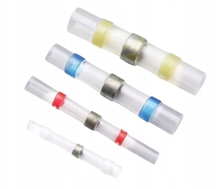 Коннекторы ваг с термоусадкой. Соединитель термоусадка. Термоусадочная гильза для спайки проводов. Соединитель термоусадка. 75 с термоусадкой.