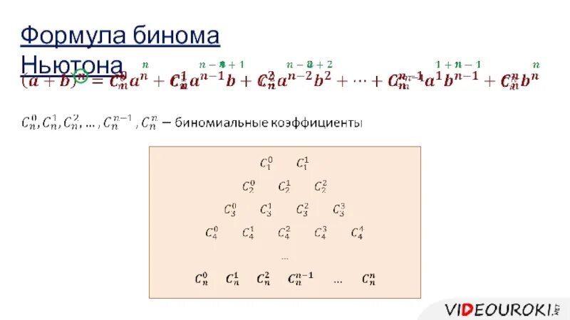 Бином Ньютона. Формула бинома. Разложение бинома формула. Примеры уравнений бинома Ньютона. Бином ньютона решение