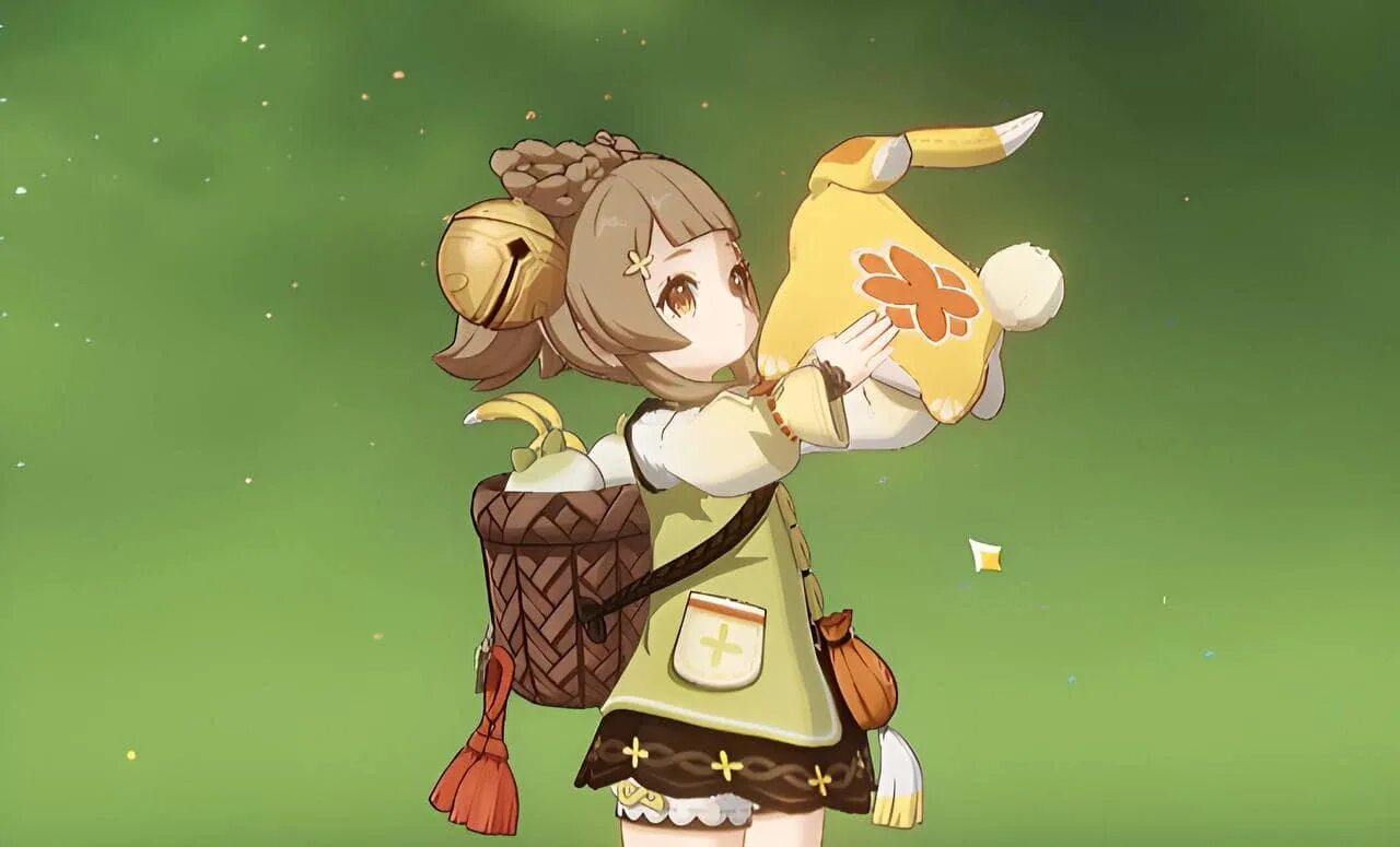 Genshin impact яо яо гайд. Яо яо геншин арт. Кролик яо яо геншин. Заяц яо яо геншин. Яо яо геншин импакт.