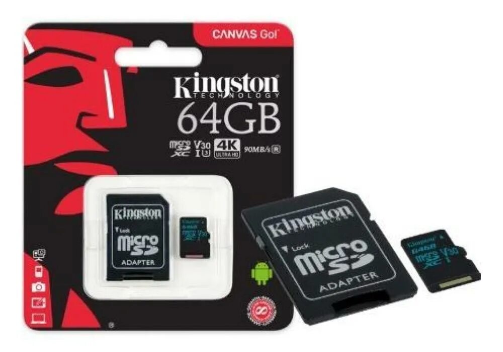 Canvas go 128. Kingston 64gb. microsd 64 гб, класс 10 u3. 64gb kingston canvas. карта памяти kingston sdcr/64gbsp.
