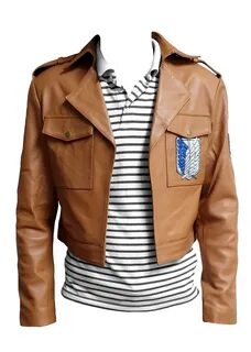 Buy Womens Attack on Titan Brown Leather Jacket LucaJackets.