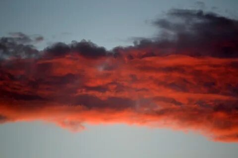 Clouds red sky evening sunset free image download