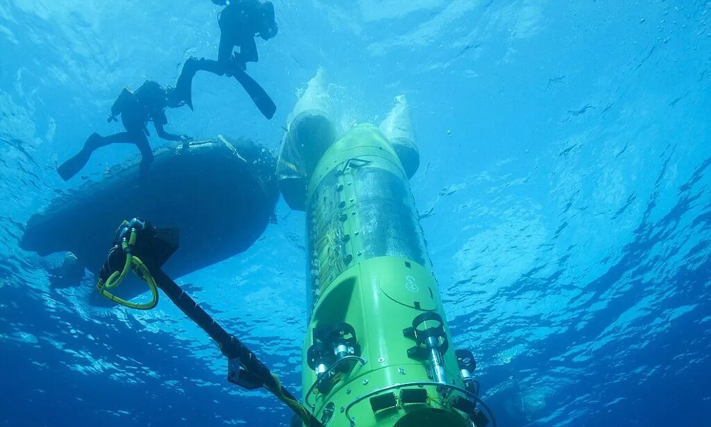 Батискаф Джеймса Кэмерона. James Cameron Mariana Trench.