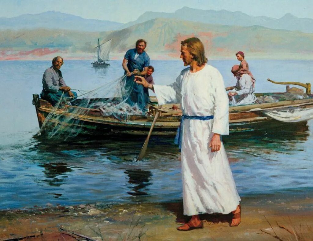 The fisherman and the soul. Петр, Андрей, Иоанн, Иаков рыбаки. Христос на Тивериадском озере Айвазовский. Иисус Христос призвание Петра. Андрей Симон Петр учеников Христос живопись.