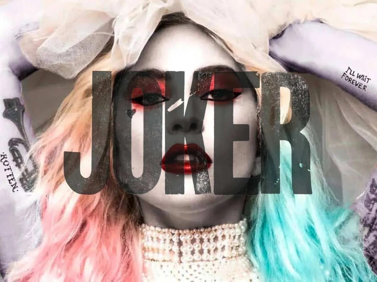 Джокер и харли квинн гага и феникс. Харли квинн смит. Леди гага харли квинн постер. Леди гага в фильме джокер 2. Гага харли квинн.