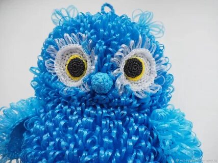 Сова мочалка игрушка