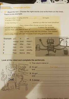 Read and choose the right words