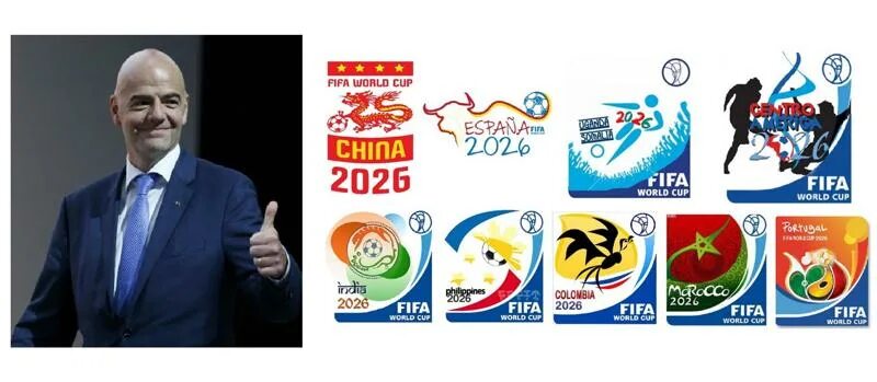 Чемпионат по футболу 2026. Логотип ЧМ 2026.
