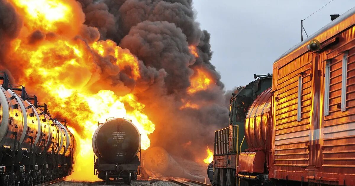 Пожары взрывы на транспорте. Железнодорожные катастрофы.