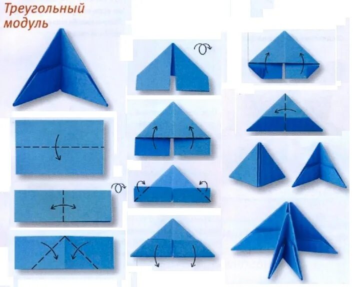 Сделать модуль своими руками. Как складывать треугольный модуль. Треугольные модули оригами схемы. Как складывать треугольники для модульного оригами. Как сворачивать модули для оригами.