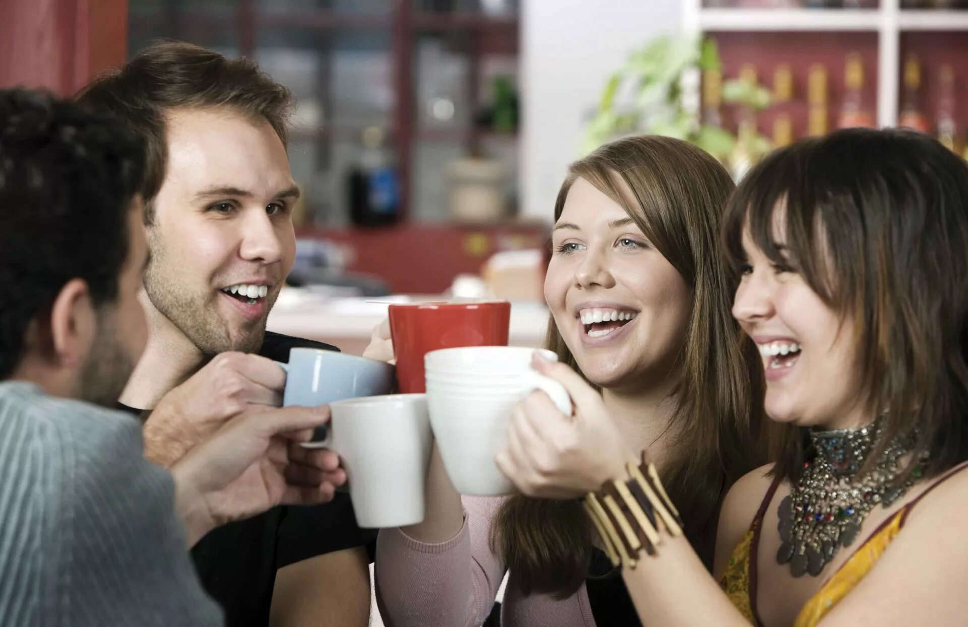 I m drinking coffee