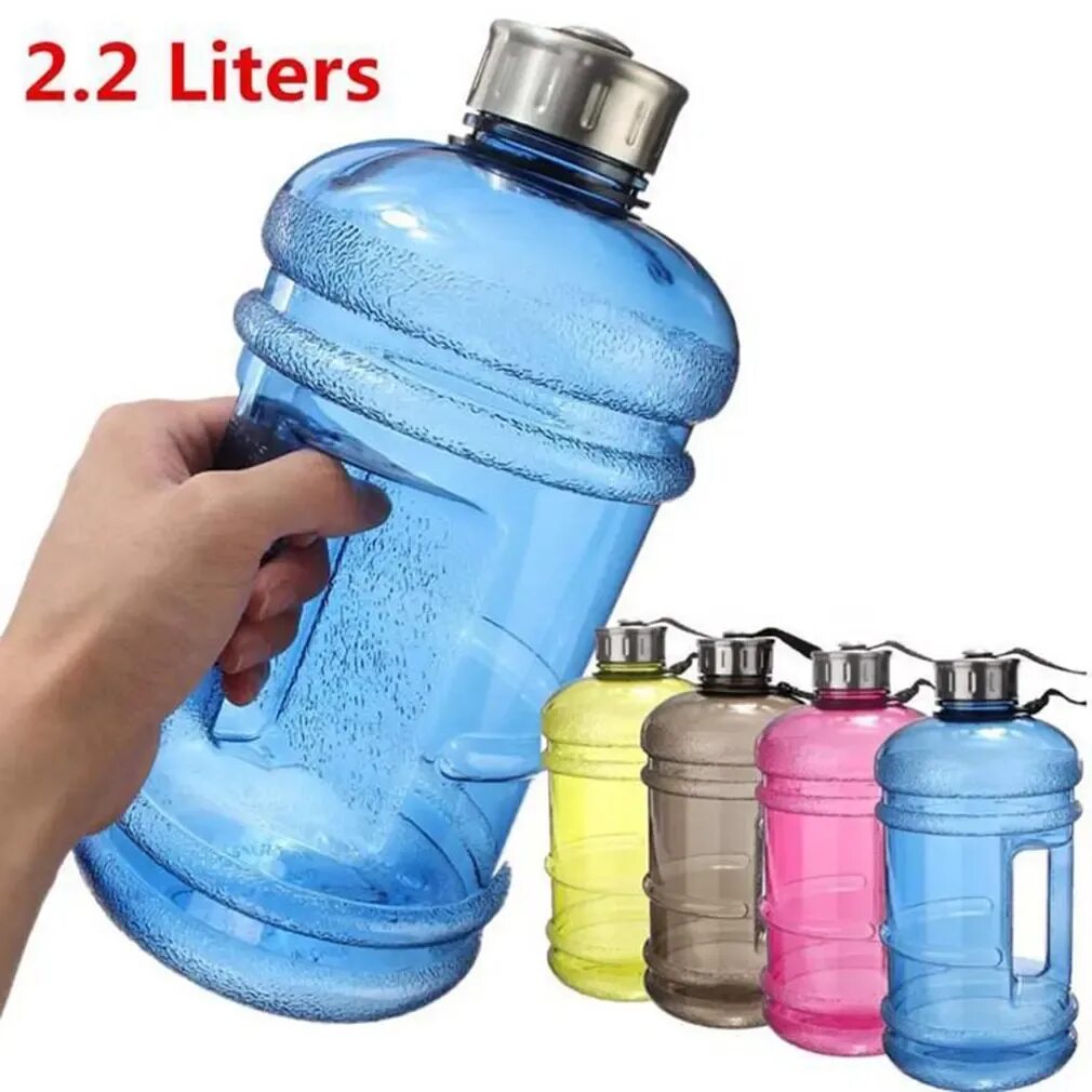 Бутылка для воды с ручкой. Спортивная бутылка 2.2 мл. Шейкер для спорта 2200мл. 2.2L большая бутылка питьевой воды BPA. Бутылка для воды 0,74л mb80744 спортивная, пластик.