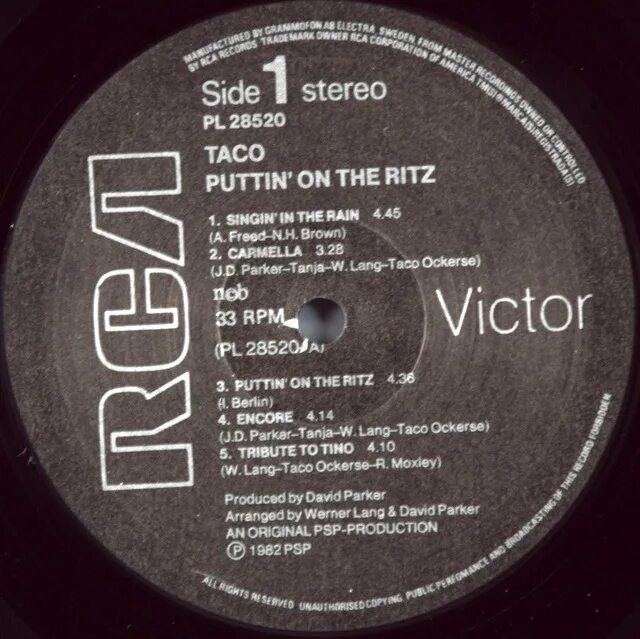 Тако puttin on the ritz. Taco Puttin on the Ritz. Taco Puttin. Taco Puttin on the Ritz 1983. Putting on the Ritz Taco.