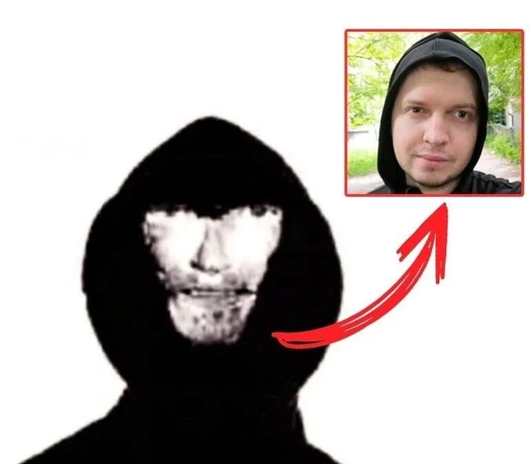 Мем что подделывает лицо на видео фальшивый уебок, Мем ТеSSuck Рисовач .Ру