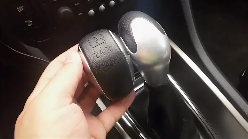 Как снять ручку кпп ситроен с4