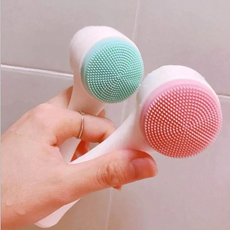 Щеточка для умывания силиконовая SP-620. Щеточка для умывания Silicone Cleansing Brush. Щетка для умывания 3d Double-Sided (силиконовая). Щетка для лица Cleanser Handheld. Silicone cleansing brush