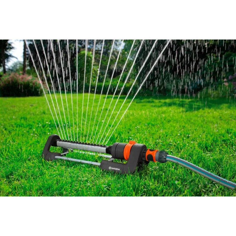 Дождеватель разбрызгиватель для полива. Дождеватель gardena aqua l (18704-20.000.00). дождеватель осциллирующий gardena aqua l 18704-20.000.00. дождеватель gardena aqua m 18702-20. дождеватель polo classic 250, gardena.
