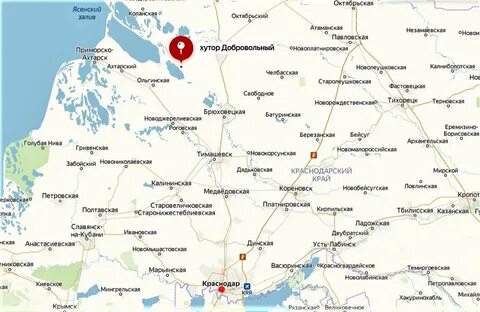 Карта лебеди краснодарский край