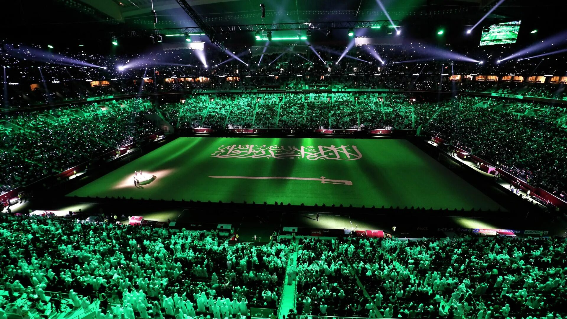 Стадионы Катара ЧМ-2022. Церемония открытия на открытом стадионе.