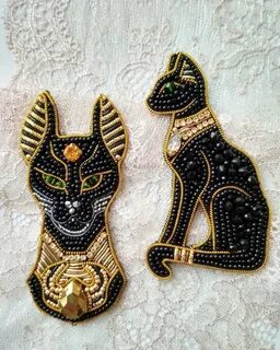 Брошь кошка