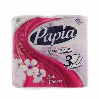 Туалетная бумага papia 3 слоя