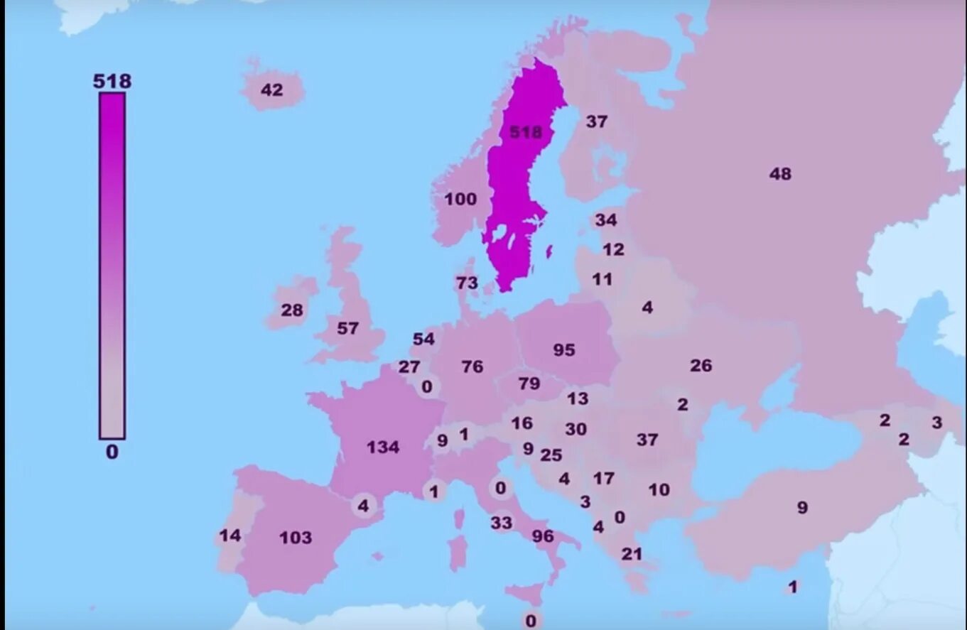 IQ по странам Европы. Средний IQ по странам Европы. Статистические карты Европы. Карта IQ Европы.