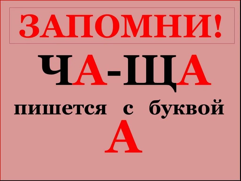 Ча ща 1 класс школа россии. Карточки ча ща. Ча-ща пиши с буквой а. Правило Чу ЩУ. Правило ча ща.