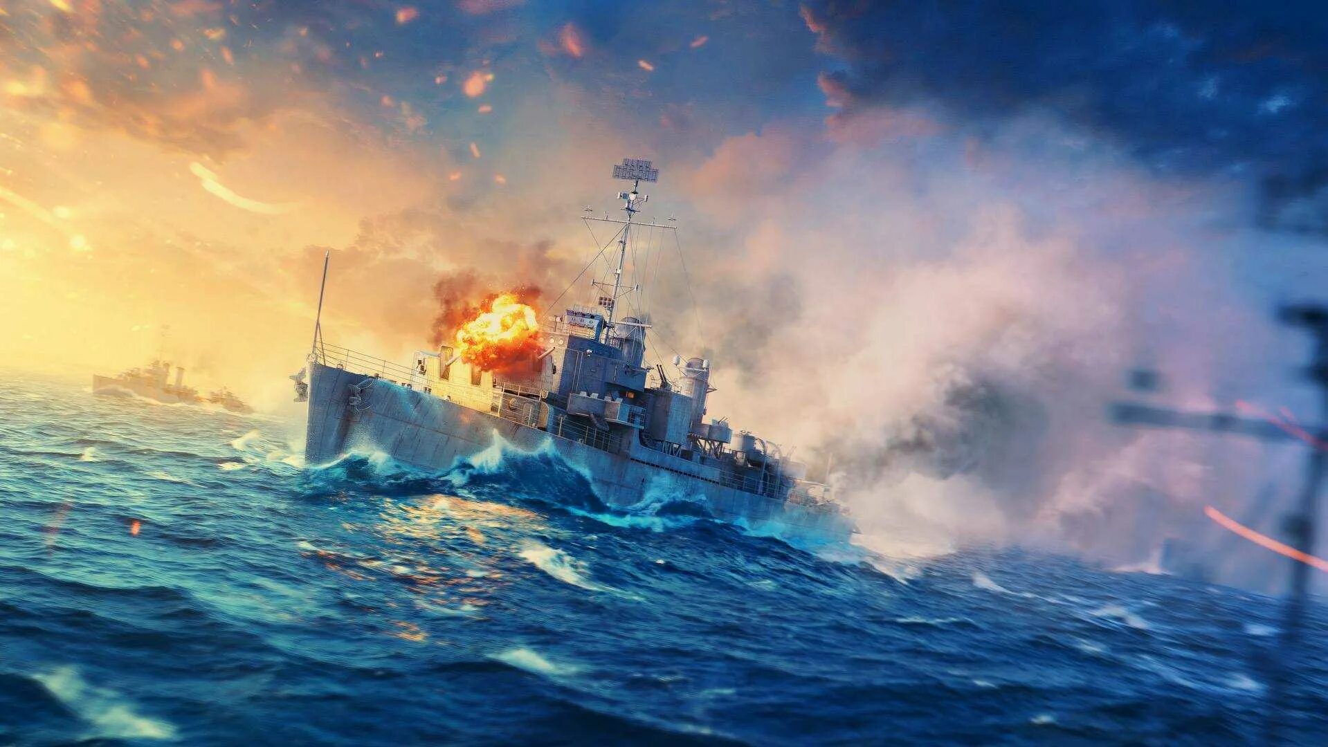 Американские эсминцы в World of Warships. Морской бой World of Warships. Эсминец Гиринг World of Warships. World of Warships эсминцы.