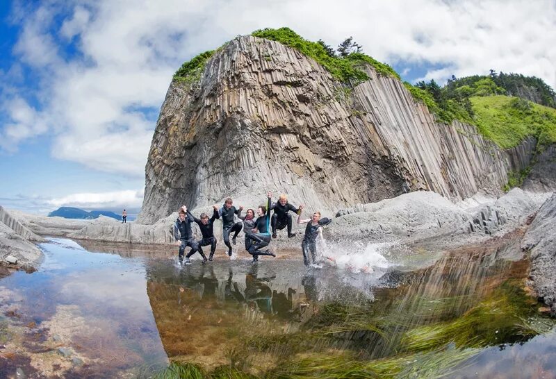 пешком на остров