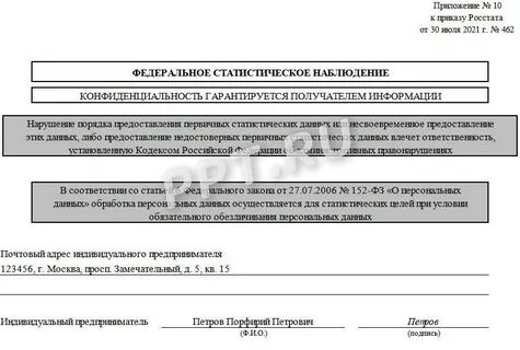 Росстата 1 предприниматель