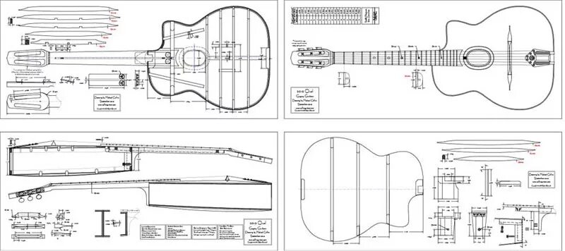 Чертежи акустической гитары Gibson j200. Акустическая гитара дредноут чертеж. Гриф гитары схема. Чертеж акустической гитары мензура 650 мм. Толщина электрогитары