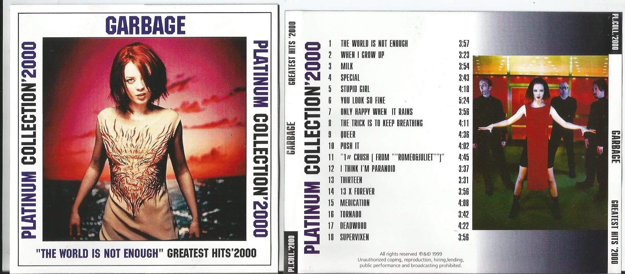 Garbage the world is. Garbage - Platinum collection' 2000. Garbage the World is not enough альбом. Гарбидж диск. Garbage Platinum collection 2000 Greatest Hits.